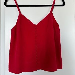 Madewell Silk Button-Down Cami - 00
